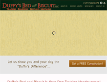 Tablet Screenshot of duffysbedandbiscuit.com